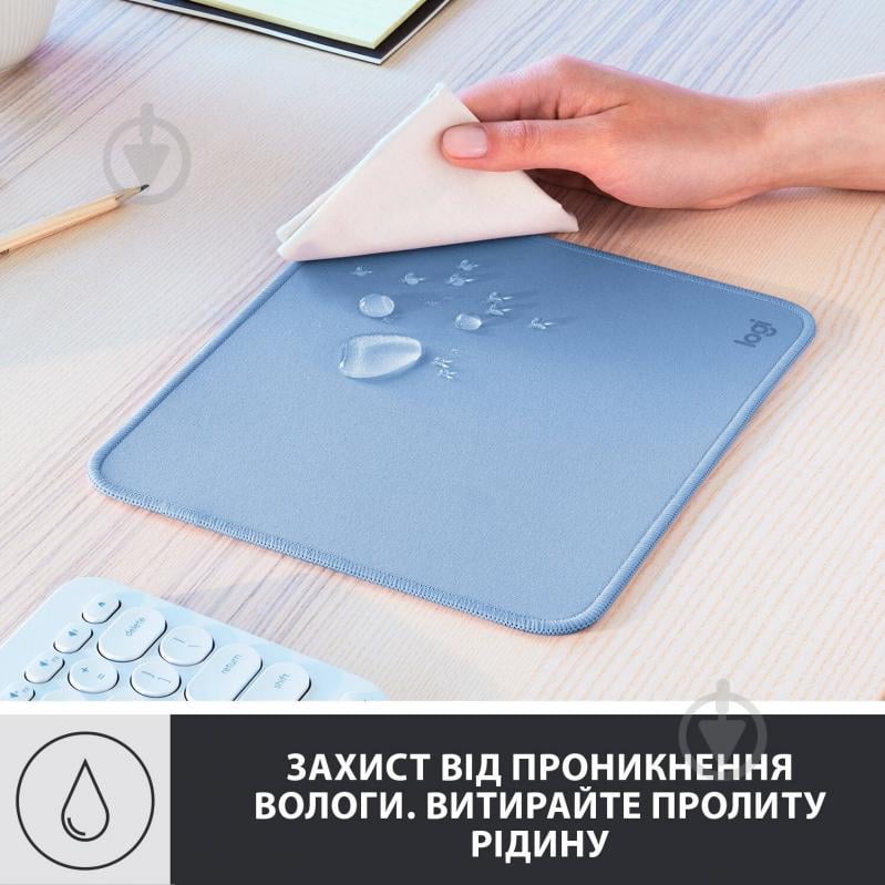 Килимок для миші Logitech Mouse Pad Studio Series Blue Grey (956-000051) - фото 3