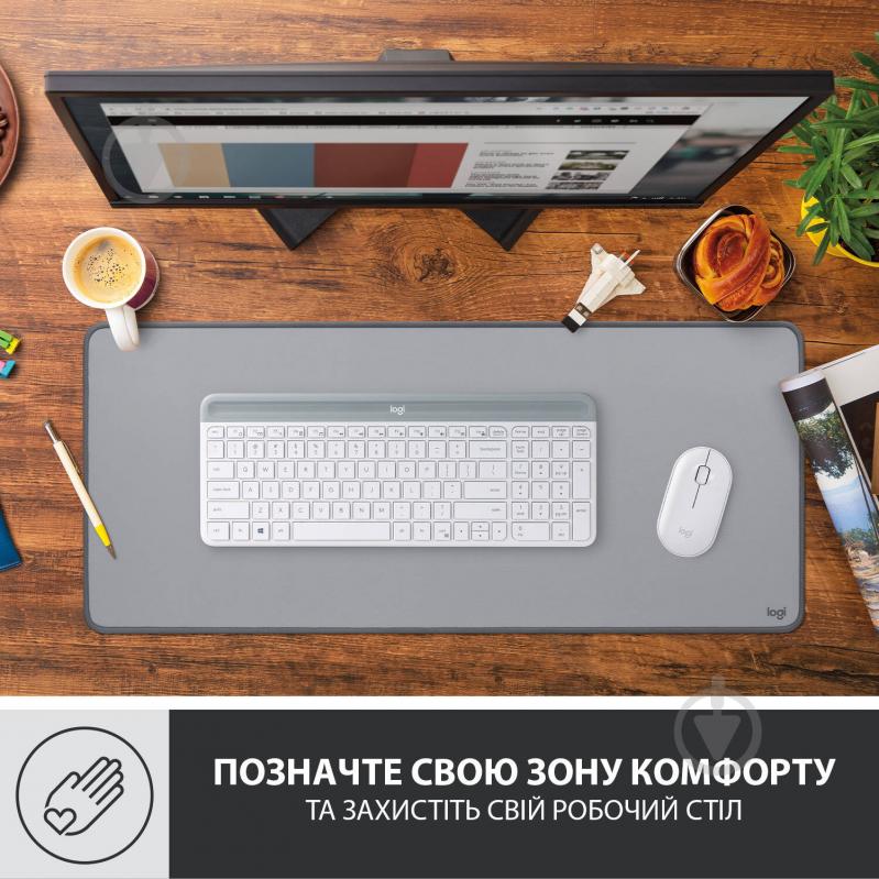 Ігрова поверхня Logitech Desk Mat Studio Series Mid (956-000052) - фото 2