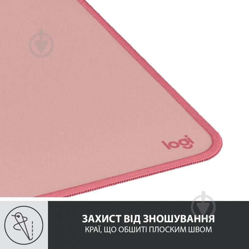 Ігрова поверхня Logitech Desk Mat Studio Series Darker Rose (956-000053) - фото 6