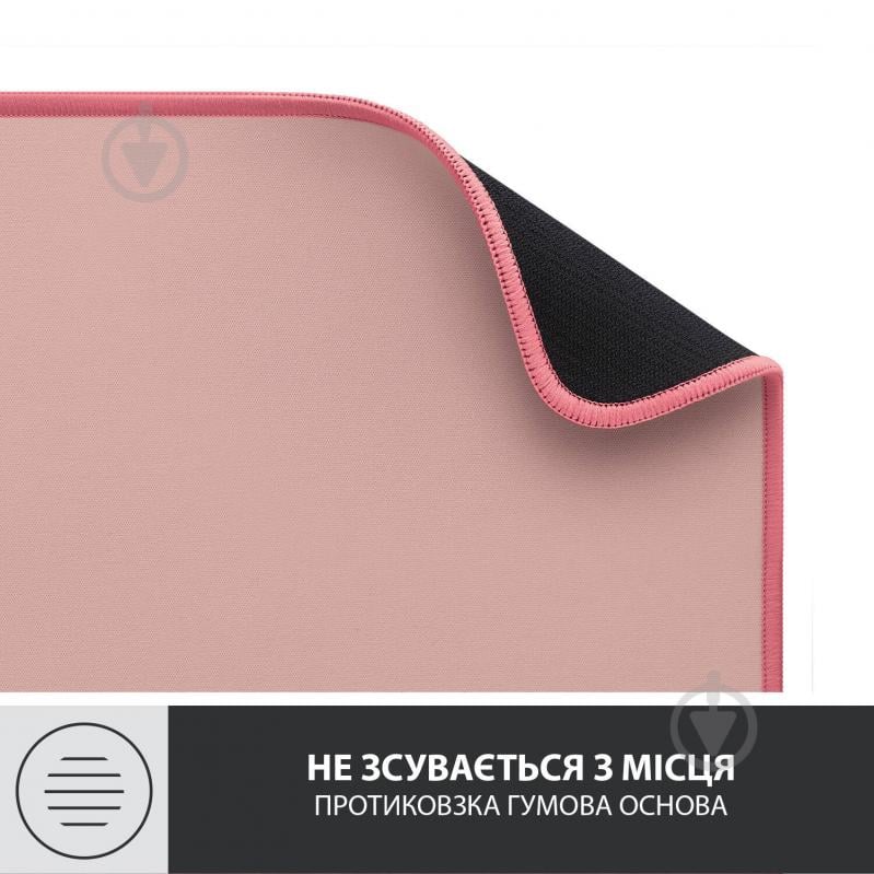 Ігрова поверхня Logitech Desk Mat Studio Series Darker Rose (956-000053) - фото 7