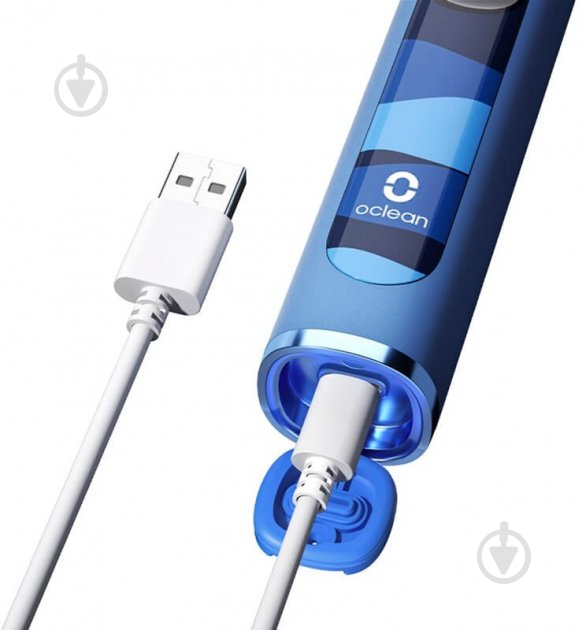 Электрическая зубная щетка Oclean X10 Electric Toothbrush Blue 6970810551914 - фото 4