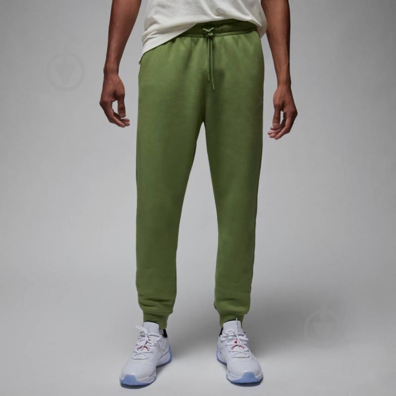 Штани Nike M J ESS FLC PANT FJ7779-340 р. M зелений - фото 1