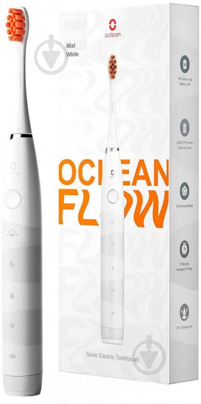 Электрическая зубная щетка Oclean Flow Sonic Electric Toothbrush White - фото 3