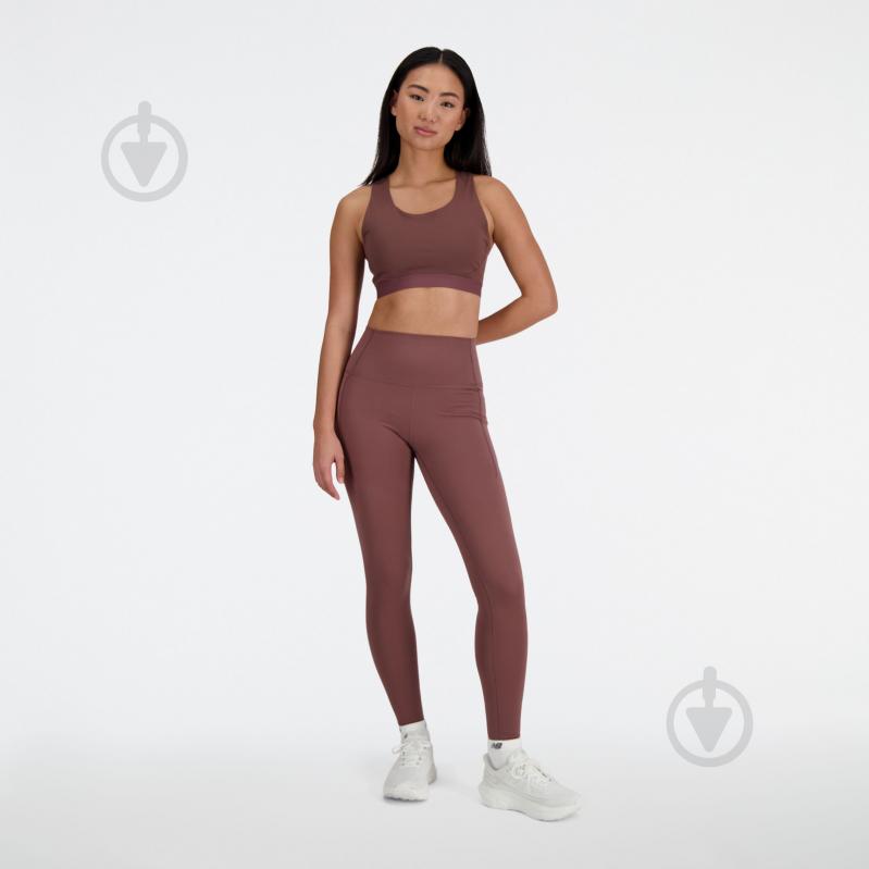 Бра New Balance NB ATHLETICS MEDIUM IMPACT SLEEK SPORTS BRA WB41046LIE р.L рожевий - фото 1