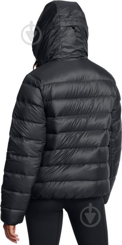 Пуховик жіночий зимовий Under Armour LEGEND DOWN HOODED JACKET 1385852-001 р.XS черный - фото 2