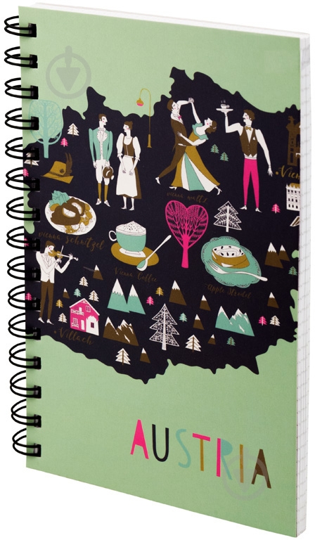 Блокнот A5- 80 листа Maps 8442-05-A Axent - фото 3 Блокнот A5- 80 листа Maps 8442-05-A Axent - фото 3