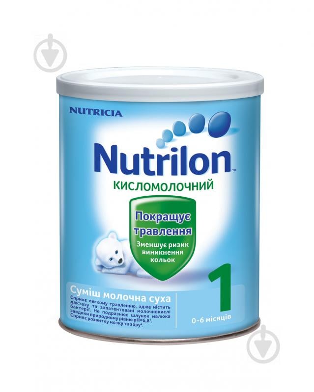 Сухая кисломолочная смесь Nutrilon 1 400 г 3041094787436 - фото 1