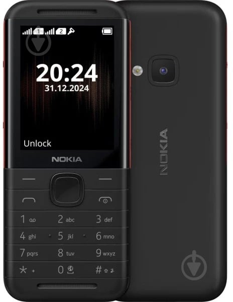 Мобильный телефон Nokia 5310 DS 2024 black/red 1079718 - фото 1