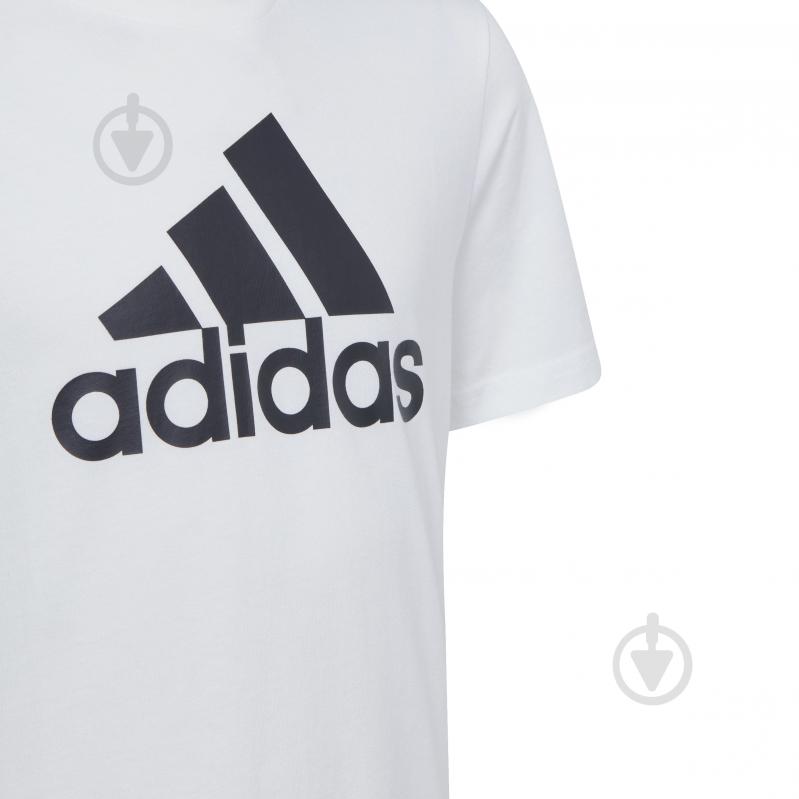 Футболка Adidas U BL TEE IB1670 р.176 білий - фото 3