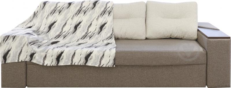 Плед Flannel Marble 127x152 см бежевый с рисунком La Nuit - фото 1 Плед Flannel Marble 127x152 см бежевый с рисунком La Nuit - фото 1