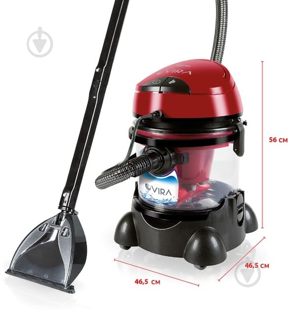 Пилосос миючий MPM MOD-22 red - фото 4