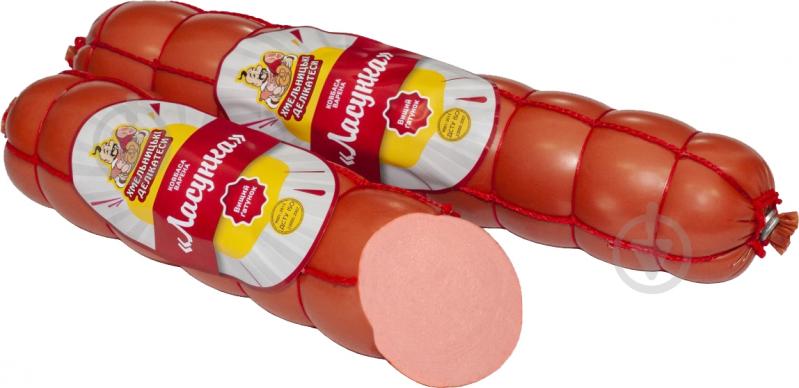 Колбаса Хмельницькі Делікатеси вареная "Ласунка" высшего сорта на развес - фото 1 Колбаса Хмельницькі Делікатеси вареная "Ласунка" высшего сорта на развес - фото 1