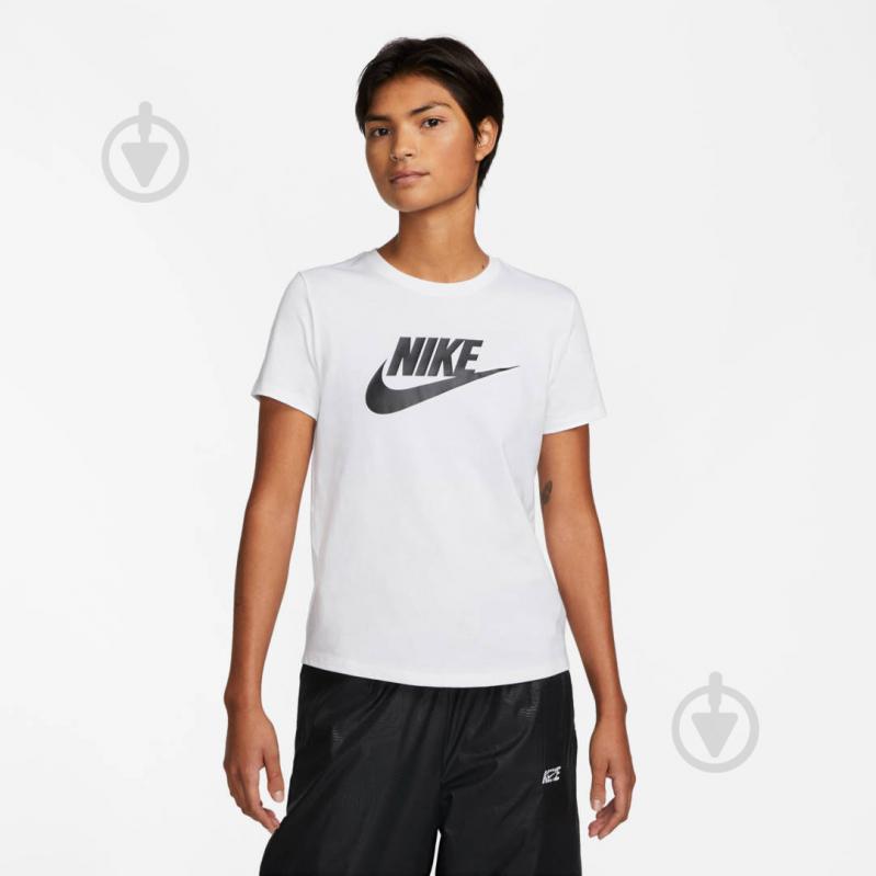 Футболка Nike W NSW TEE ESSNTL ICN FTRA DX7906-100 р.XL белый - фото 1