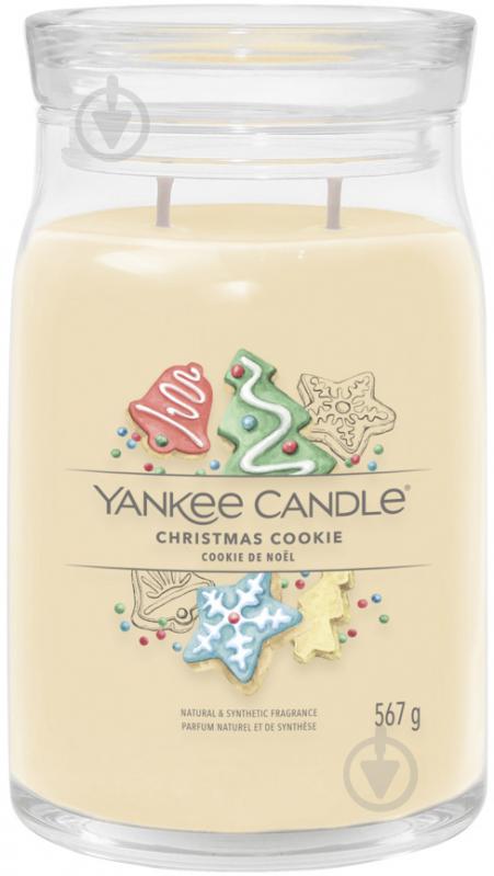 Свічка ароматична Yankee Candle Christmas Cookie (Різдвяне печиво) Large (1629976E) - фото 1