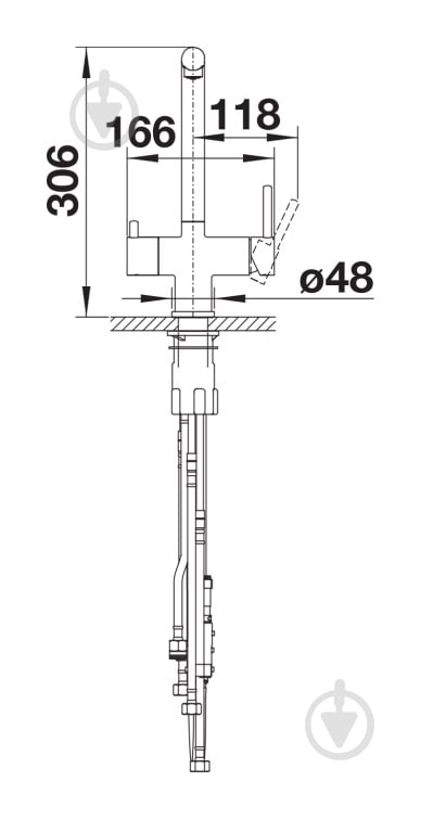 Змішувач для кухні Blanco 526672 FONTAS-S II ЧОРНИЙ МАТ - фото 4 Змішувач для кухні Blanco 526672 FONTAS-S II ЧОРНИЙ МАТ - фото 4