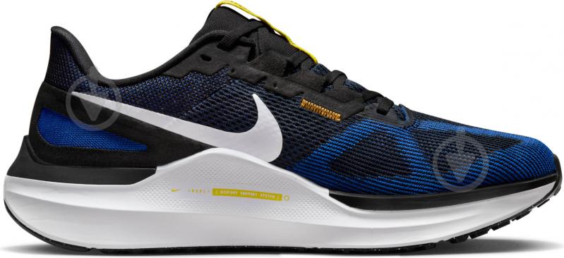 Кросівки чоловічі демісезонні Nike AIRZOOM STRUCTURE 25 DJ7883-003 р.45 чорні - фото 2