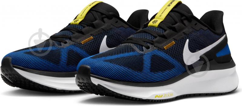 Кросівки чоловічі демісезонні Nike AIRZOOM STRUCTURE 25 DJ7883-003 р.45 чорні - фото 5