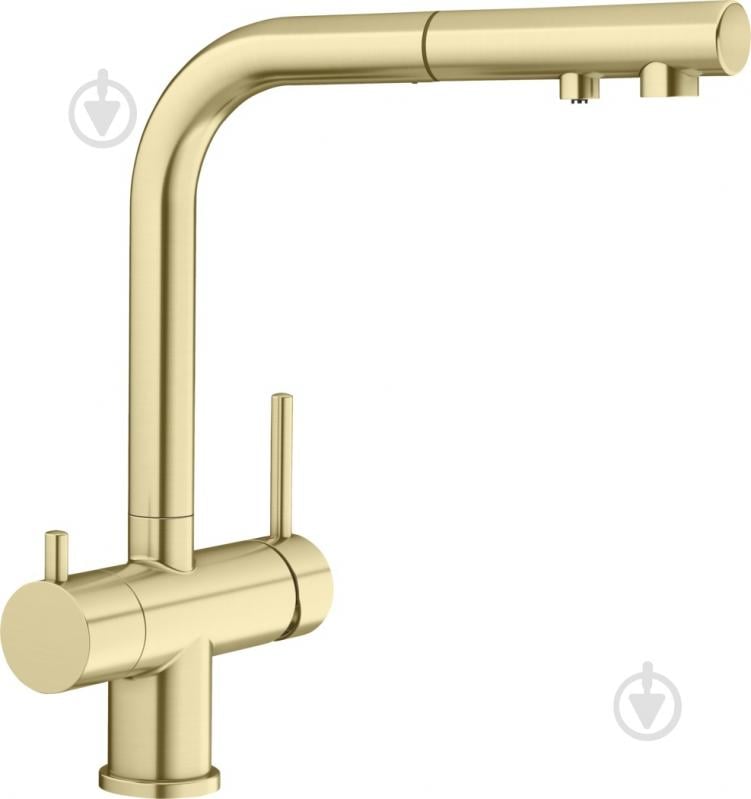 Змішувач для кухні Blanco 526694 FONTAS-S II SATIN GOLD - фото 1 Змішувач для кухні Blanco 526694 FONTAS-S II SATIN GOLD - фото 1