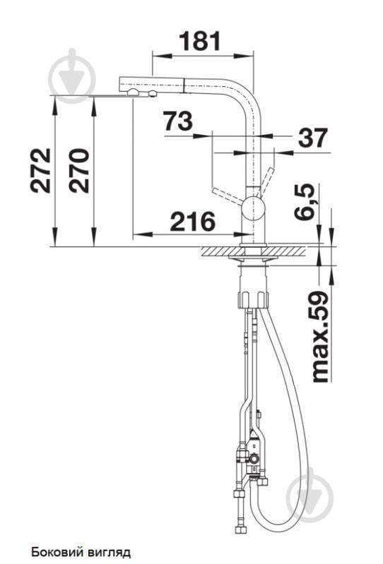 Змішувач для кухні Blanco 526694 FONTAS-S II SATIN GOLD - фото 8 Змішувач для кухні Blanco 526694 FONTAS-S II SATIN GOLD - фото 8