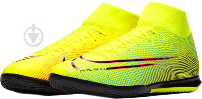 Футзальне взуття Nike SUPERFLY 7 ACADEMY MDS IC BQ5430-703 р.44 жовтий - фото 1