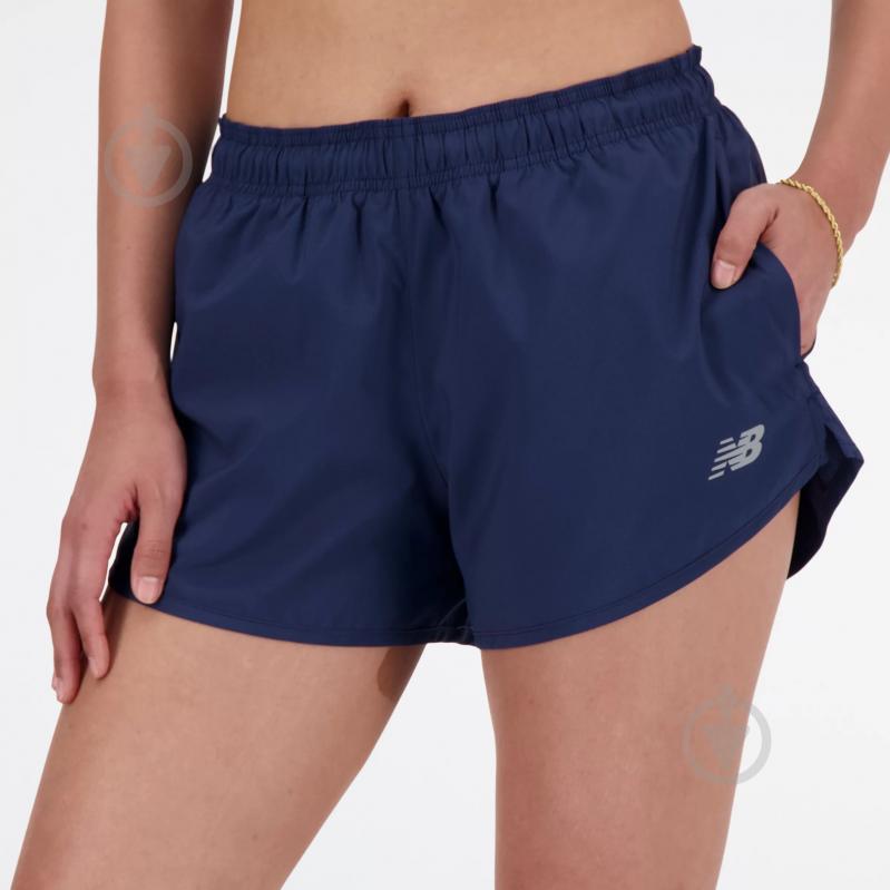 Шорты New Balance NEW BALANCE SHORT 3 INCH WS41226NNY р. M синий - фото 4