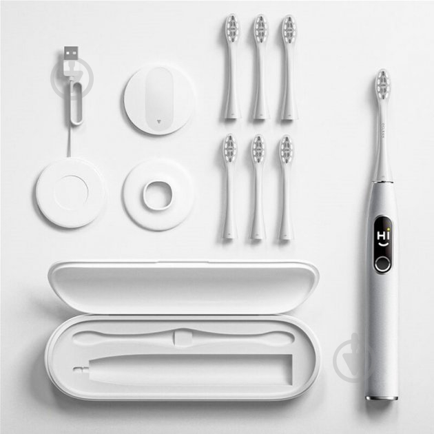 Электрическая зубная щетка Oclean X Pro Elite Set Electric Toothbrush Grey - фото 7