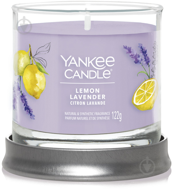 Свеча ароматическая Yankee Candle Lemon Lavender (Лимон и Лаванда) Small - фото 2