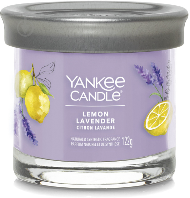 Свеча ароматическая Yankee Candle Lemon Lavender (Лимон и Лаванда) Small - фото 1