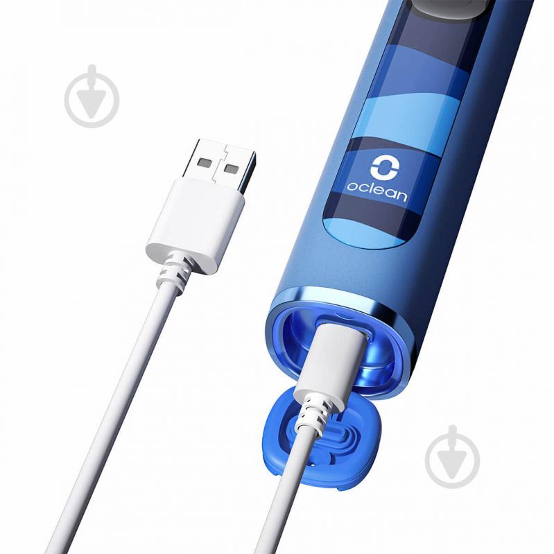 Электрическая зубная щетка Oclean X10 Electric Toothbrush Blue - фото 5