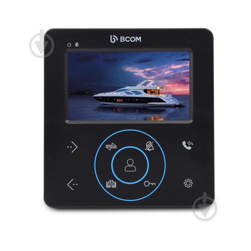 Комплект відеодомофона BCOM BD-480 Black Kit 240551 - фото 2