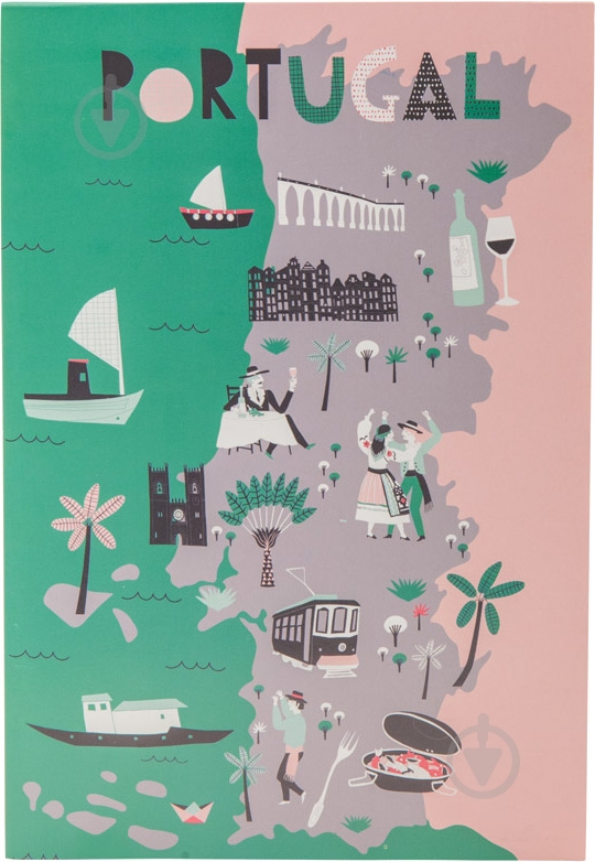 Блокнот Maps, А5, 50 л Axent - фото 1