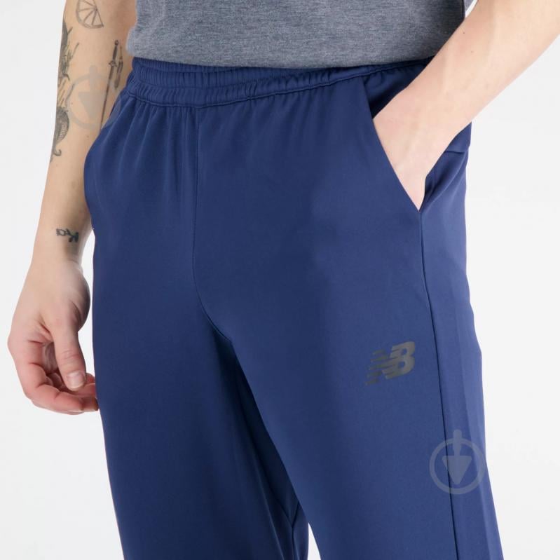 Брюки New Balance TENACITY KNIT TRAINING PANT MP33091NNY р. S синий - фото 6