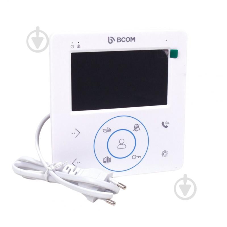 Комплект відеодомофона BCOM BD-480 White Kit 240552 - фото 2