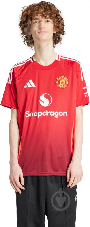 Футболка Adidas MUFC H JSY IU1397 р.2XL червоний - фото 1