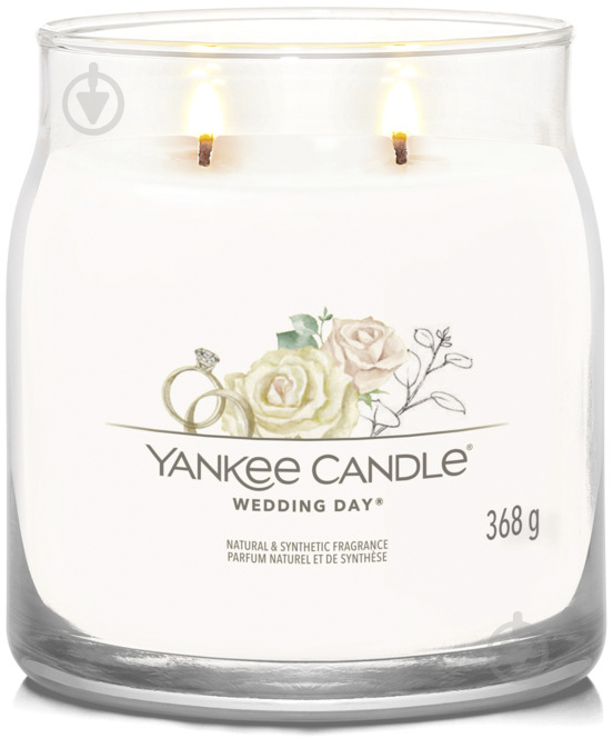 Свеча ароматическая Yankee Candle Wedding Day (День свадьбы) Medium (1701389E) - фото 2