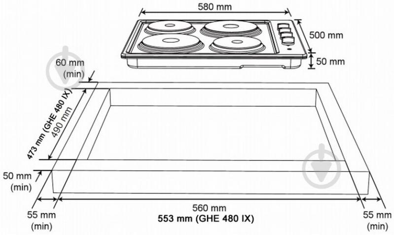 Варочная поверхность электрическая Gunter&Hauer GHE 490 W - фото 4