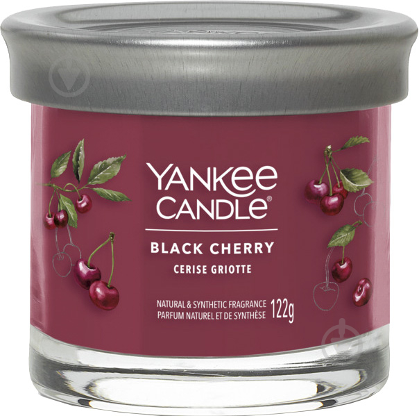 Свічка ароматична Yankee Candle Small Чорна вишня (1744738E) - фото 1