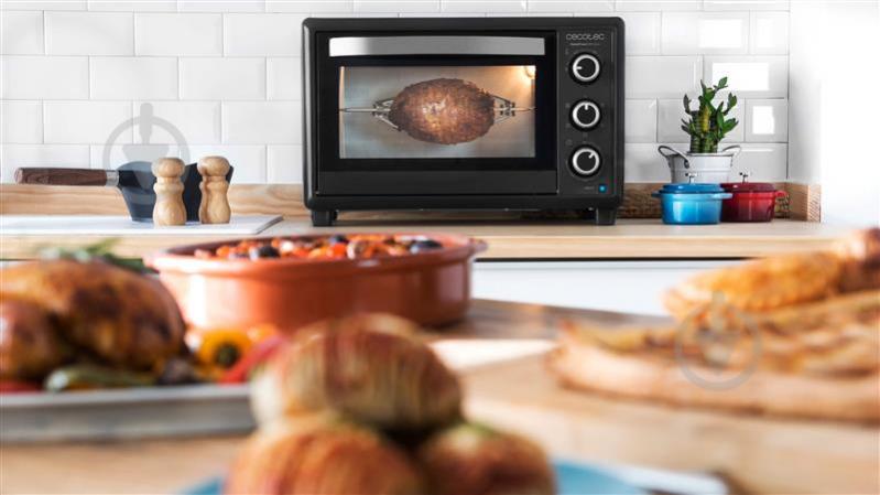 Електрична піч CECOTEC Mini Oven Bake&Toast 650 Gyro CCTC-02204 - фото 3