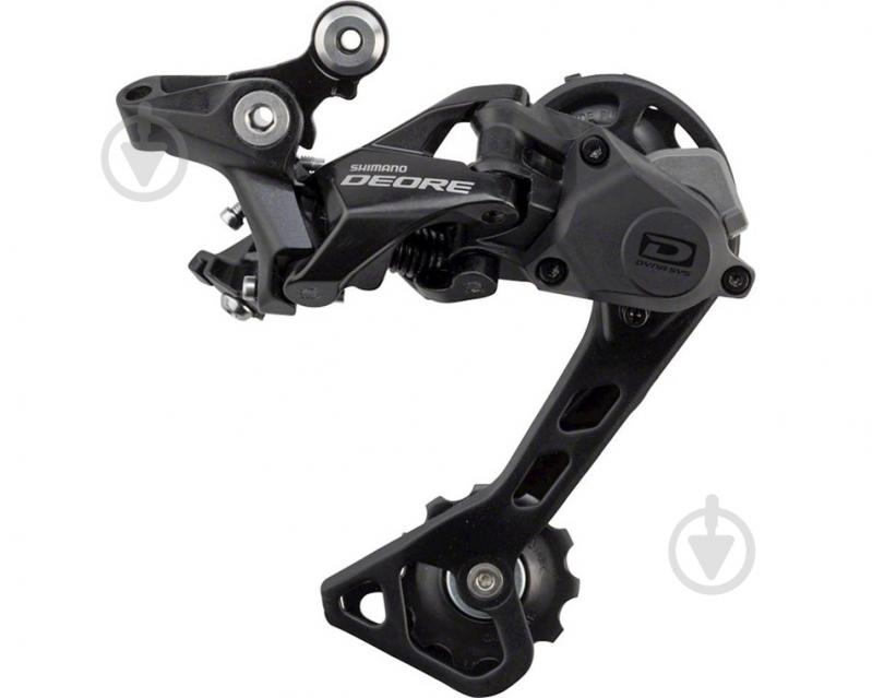 Переключатель задний Shimano Deore RD-M6000 GS Shadow Plus 10ск, черный - фото 1