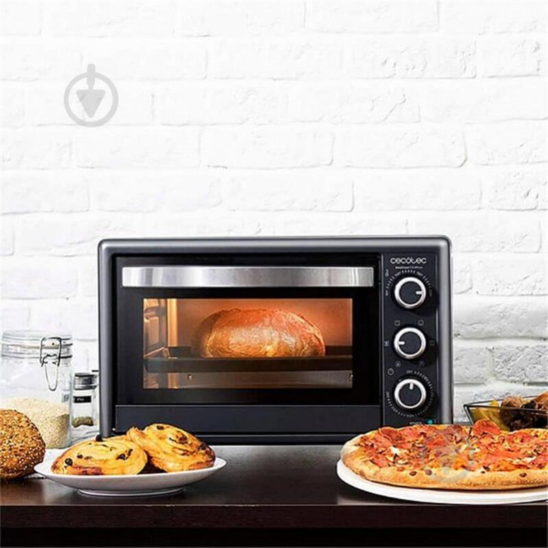 Електрична піч CECOTEC Mini Oven Bake&Toast 570 4Pizza CCTC-02200 - фото 6