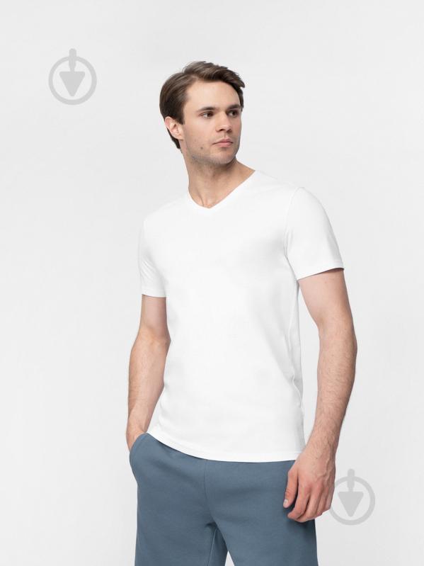 Футболка 4F 4FSS22TTSHM254-10S р.L білий - фото 1