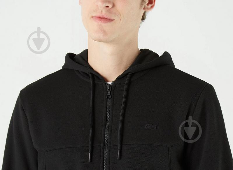 Толстовка Lacoste SH010808S р.M чорний - фото 3 Толстовка Lacoste SH010808S р.M чорний - фото 3