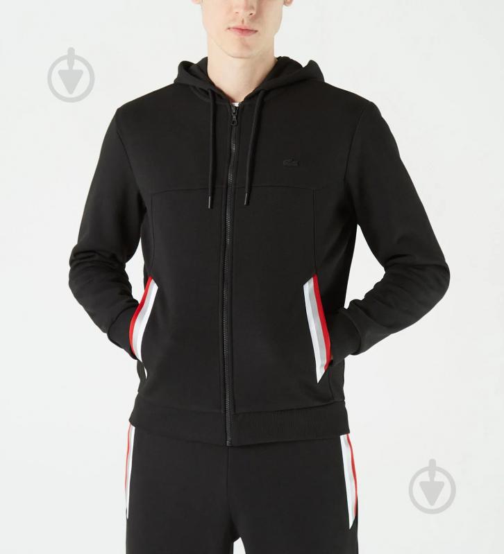 Толстовка Lacoste SH010808S р.M чорний - фото 1 Толстовка Lacoste SH010808S р.M чорний - фото 1