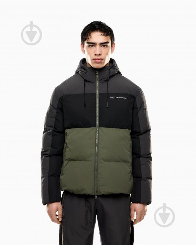 Куртка EA7 ATHLETIC COLOUR BLOCK M PUFFY JACKET 7M000946-AF13190-U8100 р.M - фото 1