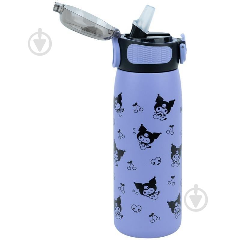 Термос KITE з трубочкою 600 мл Kuromi HK25-1262 - фото 3 Термос KITE з трубочкою 600 мл Kuromi HK25-1262 - фото 3