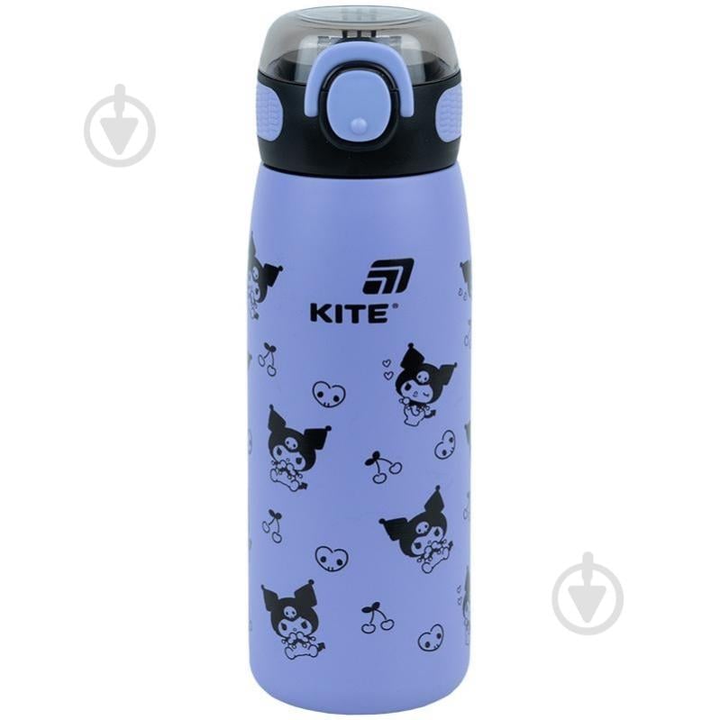Термос KITE з трубочкою 600 мл Kuromi HK25-1262 - фото 1 Термос KITE з трубочкою 600 мл Kuromi HK25-1262 - фото 1