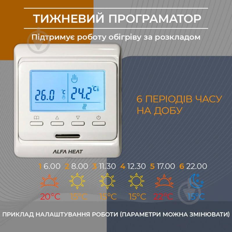 Терморегулятор Alfa Heat Pro WI-FI - фото 2
