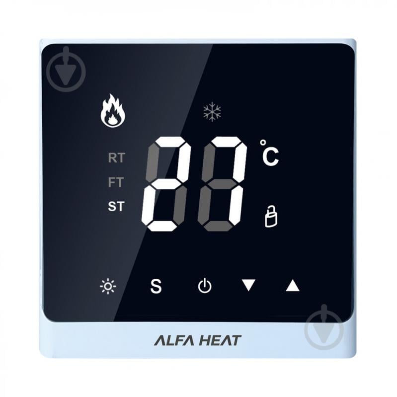 Терморегулятор Alfa Heat SMART WI-Fi Белый - фото 1 Терморегулятор Alfa Heat SMART WI-Fi Белый - фото 1