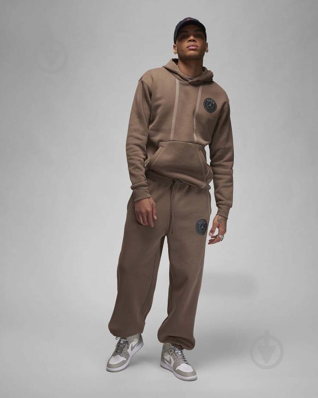 Штани Nike M J PSG HBR FLC PANT DZ2949-274 р. M бежевий - фото 3