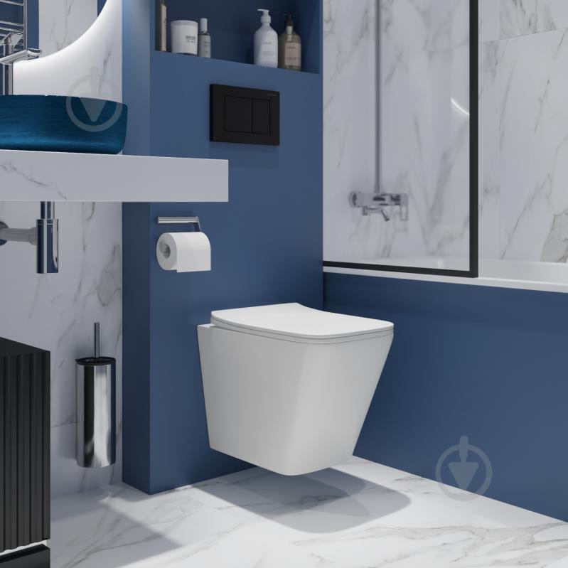 Унитаз подвесной Helmken 35120001 2 в 1с сиденьем Soft Сlose/EasyOff дюропласт + шумоизоляция, белый - фото 6 Унитаз подвесной Helmken 35120001 2 в 1с сиденьем Soft Сlose/EasyOff дюропласт + шумоизоляция, белый - фото 6